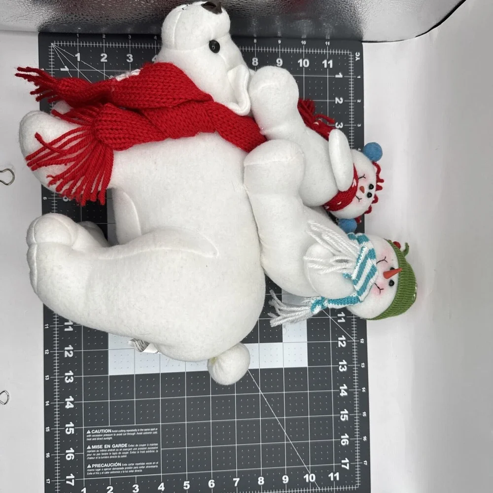 Kohl's St Nicholas Square Polar Bear Express Plush Toy - Snow Days Snowman